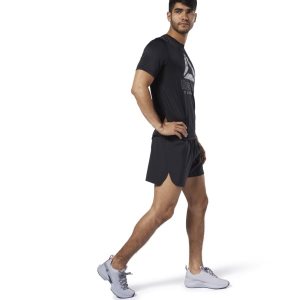 Spodenki Męskie Reebok Running Essentials 5-Inch Czarne PL 13KRPJE